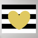Recherche de black and gold posters Coeur