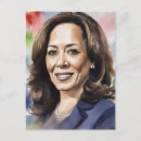 Recherche de président cartes postales Kamala