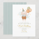 Search for rabbit 1st birthday invitations Bunny