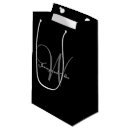 Search for bride and groom gift bags Black and white