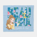 Search for beauty and the beast blankets Flowers