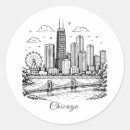 Search for american cities stickers Skyline