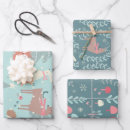 Search for teal blue christmas wrapping paper Cute