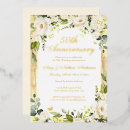 Recherche de golden anniversary invitations Floral