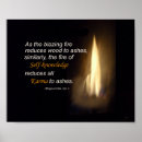 Recherche de karma posters Citation