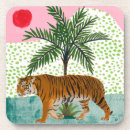 Recherche de animal jungle de dessous de verres Fleurs