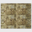 Search for old world map wrapping paper Vintage antique map