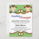 Search for country gender reveal invitations Cowboy