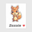 Search for cartoon chipmunk stickers Squirrel