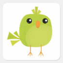 Search for green cartoon stickers Bird