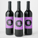 Search for sweet 16 wine labels Silver