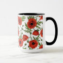 Search for red poppy paintings mugs Nature