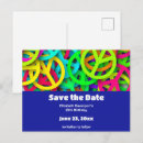 Search for groovy save the dates Hippie