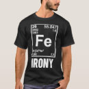 Search for iron element tshirts Chemical