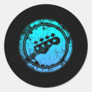Search for bass guitar player stickers Vintage