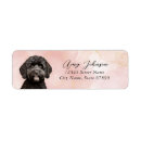 Search for water return address labels Dog