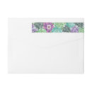 Search for purple green return address labels Vintage