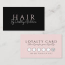 Search for stamp loyalty cards Hair stylist