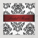 Recherche de damassé noire rouge invitations Pour elle