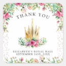 Search for princess baby shower thank you stickers Royal