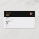 Search for pisces business cards Astronomy