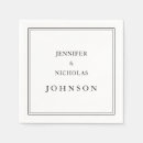 Search for classic wedding napkins Basic