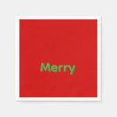 Search for christmas cocktail napkins Red