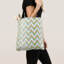 Recherche de motif zigzag sacs Vert