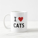 Search for i heart cats mugs Cat lover