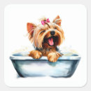 Search for yorkie stickers Watercolor