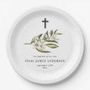 Search for baptism paper plates Cross