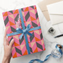 Recherche de oran papier cadeau Géométrique