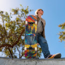 Search for abstract tree skateboards Colourful