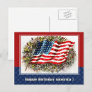 Recherche de drapeau américain vintage vœux cartes Quatre juillet