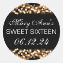 Search for hollywood birthday stickers Sweet sixteen