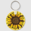 Search for yellow flowers keychains Trendy