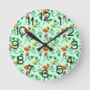 Recherche de motif floral horloges Jardin