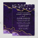 Search for purple geode wedding invitations Gemstone