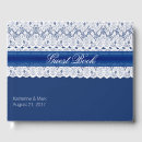Search for royal blue wedding guest books Chic
