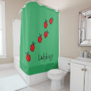 Search for ladybug shower curtains Red