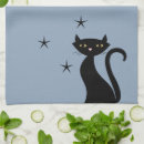 Recherche de chat noir cuisine linges Bleu