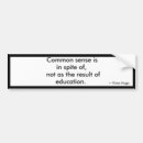 Search for common sense bumper stickers Democrat