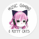 Search for cat music stickers Girl