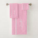 Search for pink stripes bath towels White
