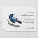 Search for ravens wedding invitations Dark