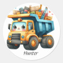 Search for name for boys stickers Dump truck