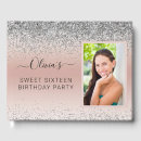 Search for sweet 16 guest books Girly