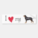 Search for rottweiler bumper stickers Heart