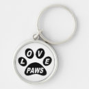 Search for paws round keychains Black
