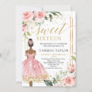 Recherche de boho 16ans anniversaire invitations Rose vif